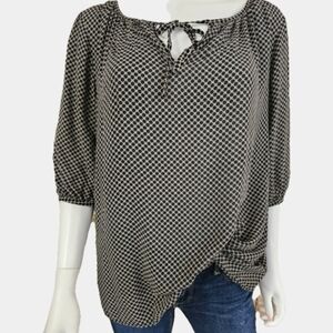 Mossimo Supply Co. Black and White Tunic Top